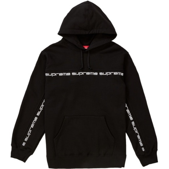 Supreme Other - Supreme Text Stripe Hoodie